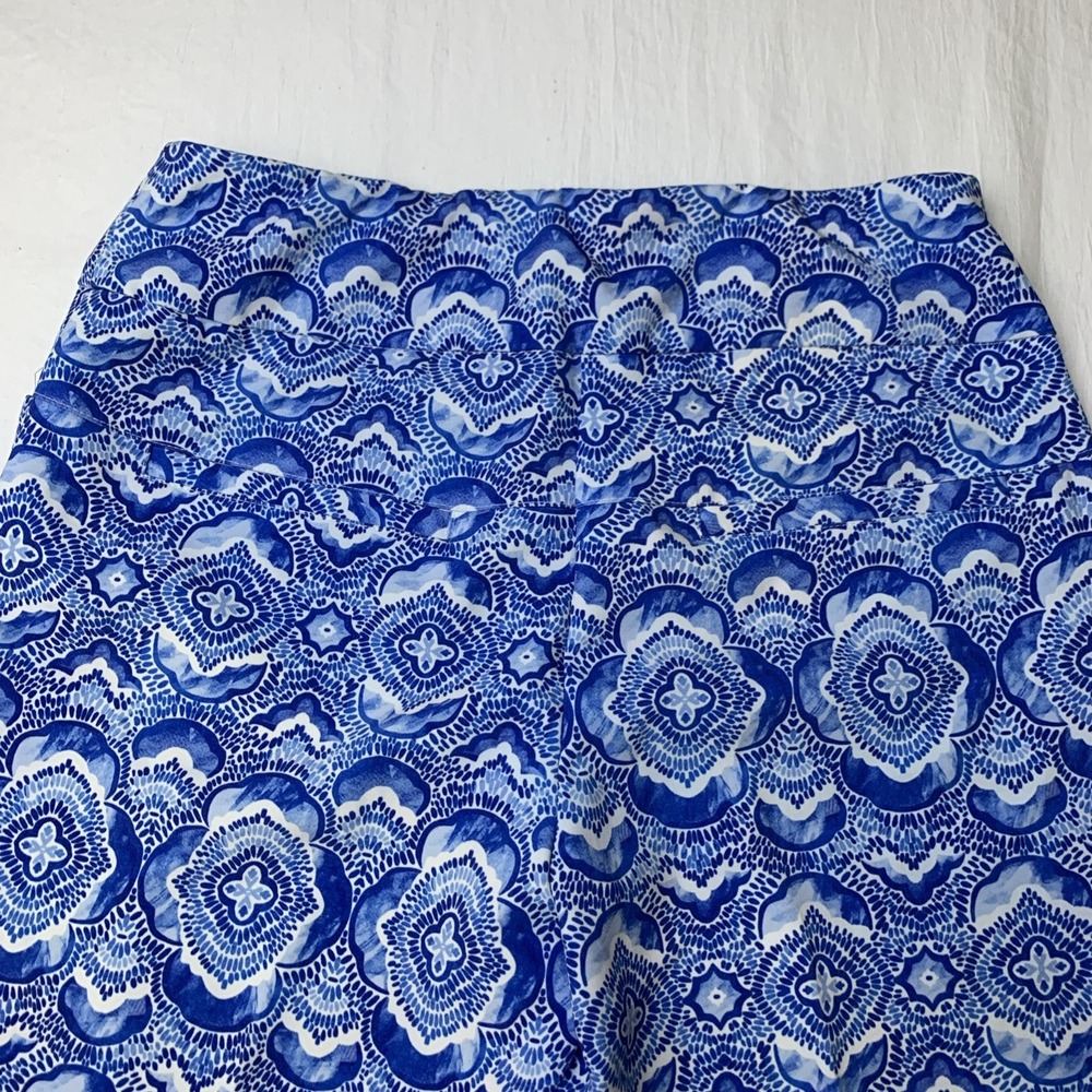 Ibkul Women's Venetian Tile Size 2 Golf Ankle Pant Tennis UPF 50 Stretch Pull On - Picture 6 of 11